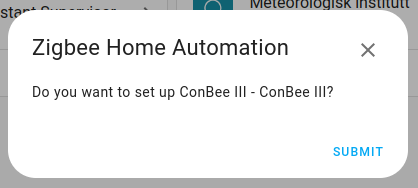 HA ConBee III integration