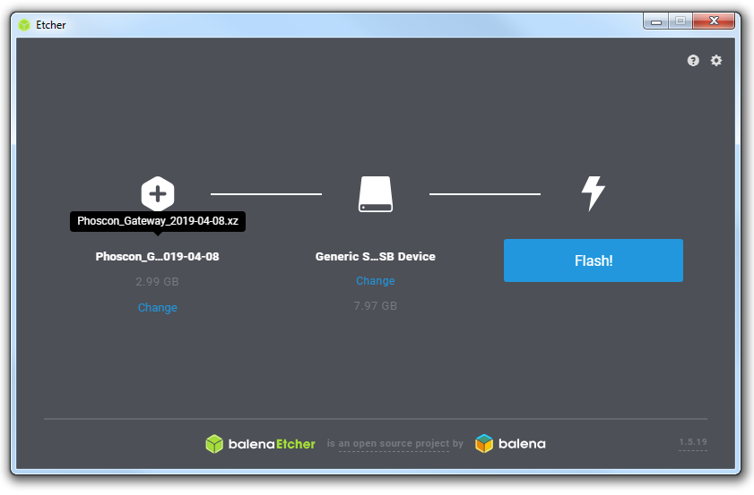 Etcher Screenshot