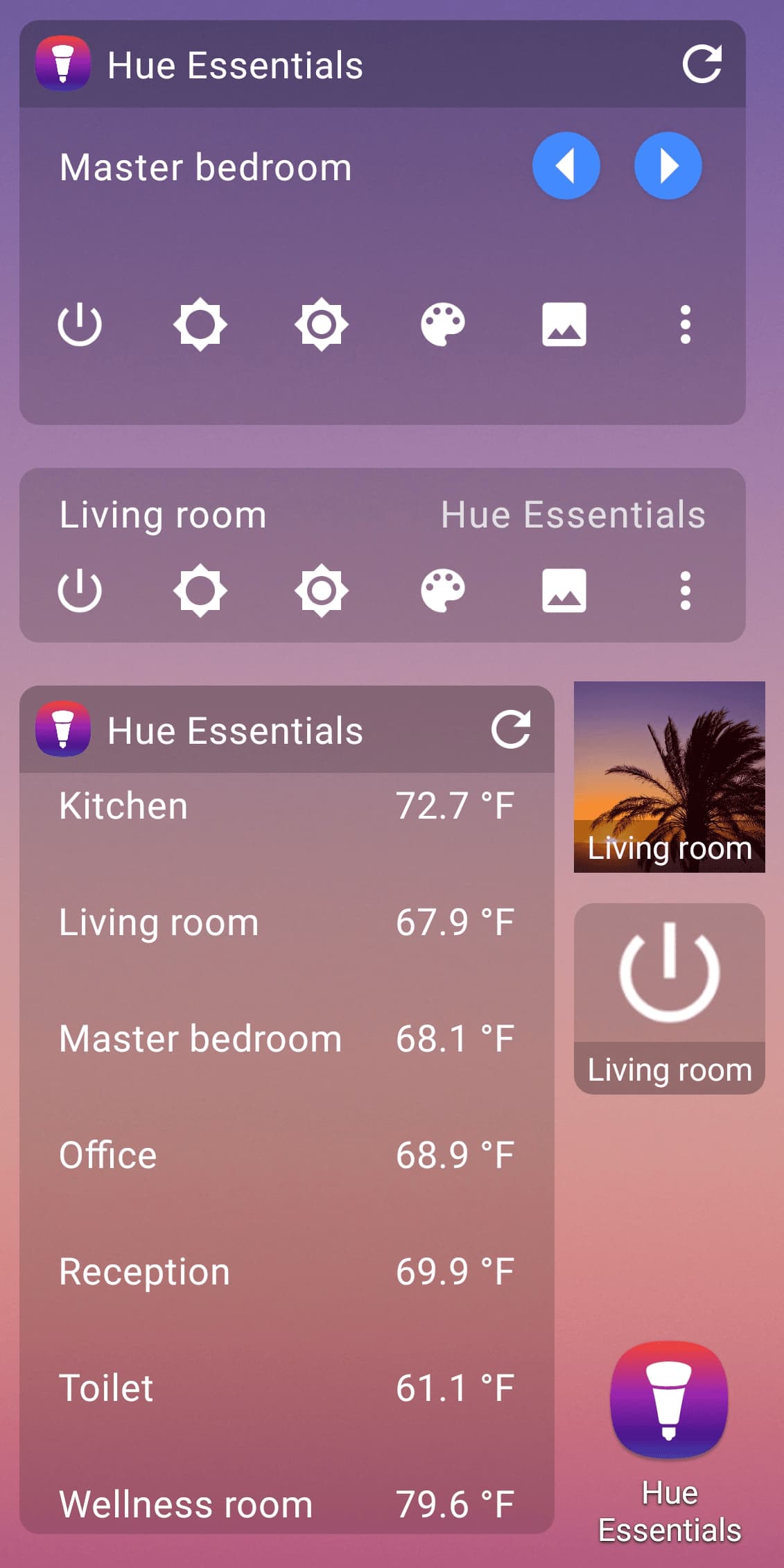 Hue Essentials Widgets